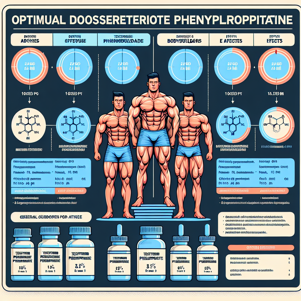 Testosterone fenilpropionato: dosaggio ottimale per atleti e bodybuilders